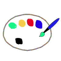 Color palette icon